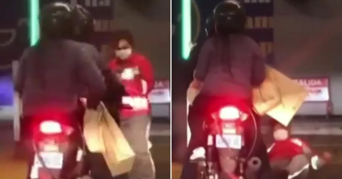 Motociclista embiste a trabajadora por no pagar estacionamiento de centro comercial