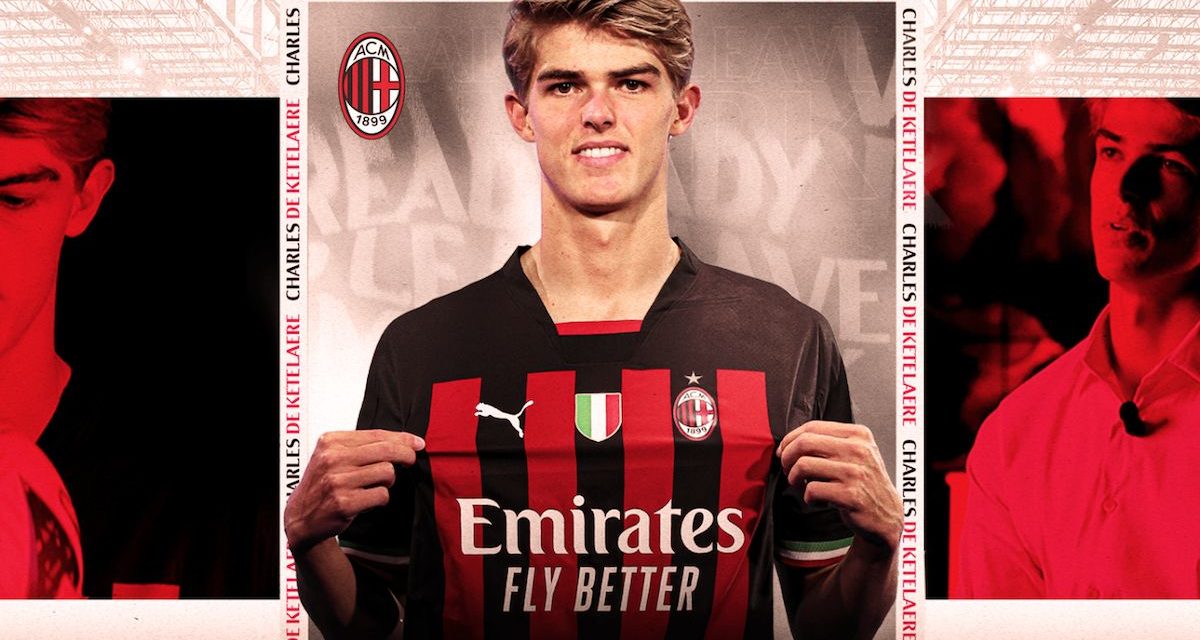 AC Milan ficha a Charles de Ketelaere