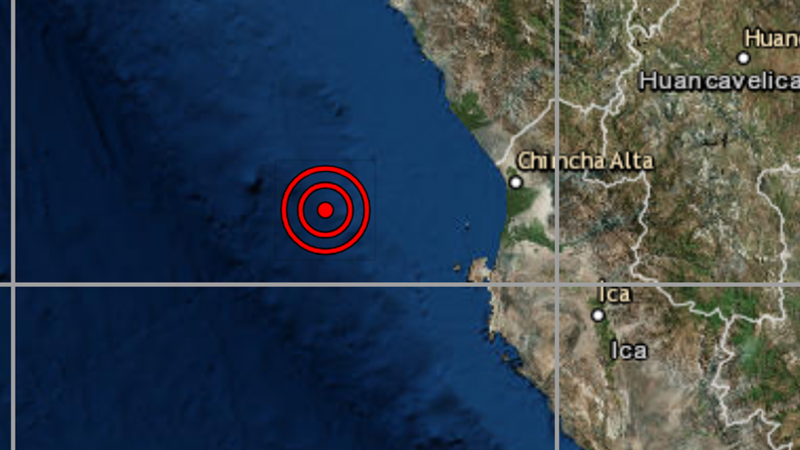 Un sismo en cañete de magnitud de 4.3 se sintió en Lima