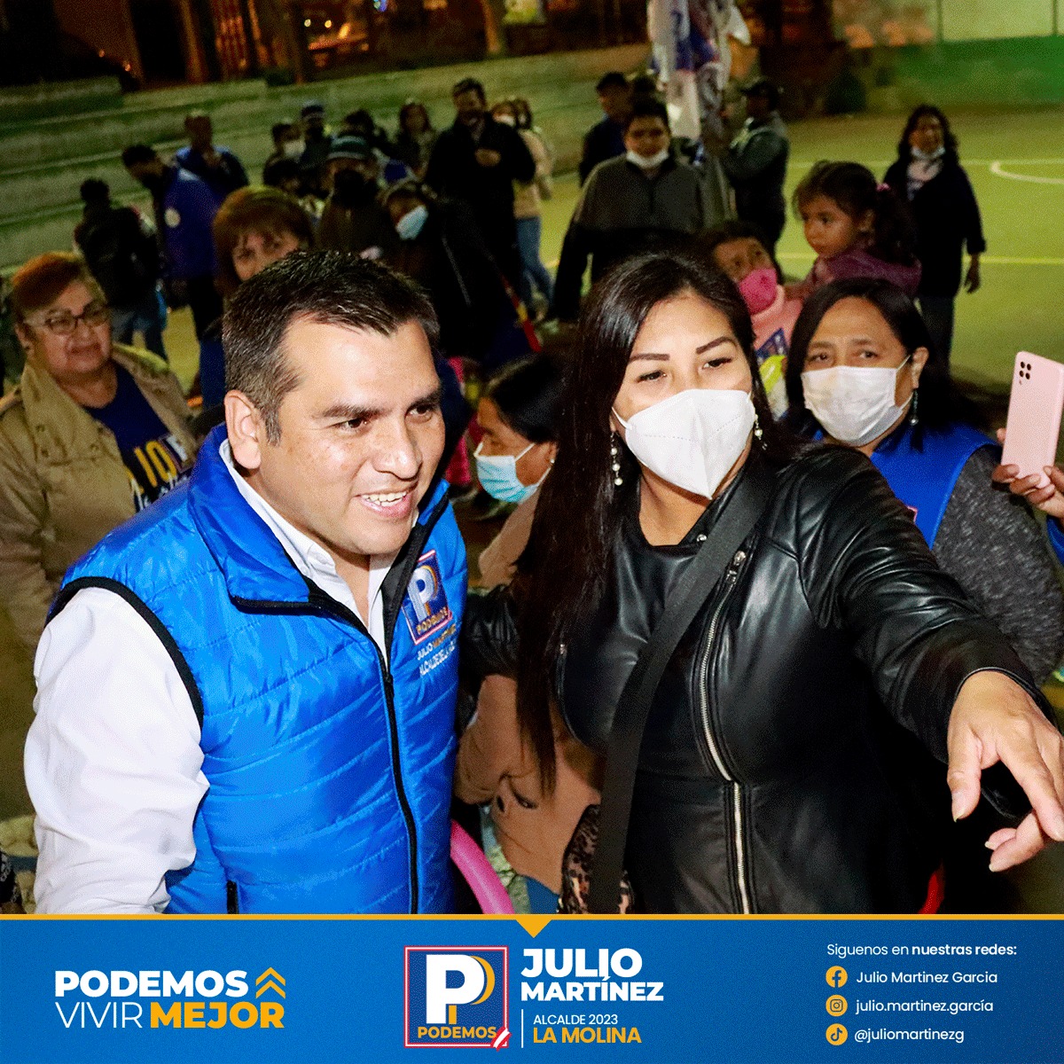 Contendores tildan de ineficiente a candidato en La Molina, Julio Martínez