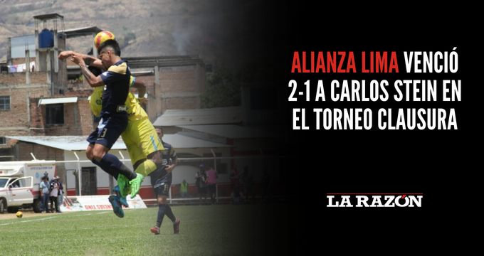 Alianza Lima venció 2-1 a Carlos Stein en el Torneo Clausura