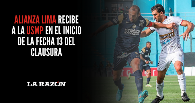 Alianza Lima recibe a la USMP en el inicio de la fecha 13 del Claus
