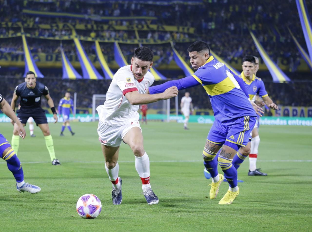 Boca Juniors empató ante Huracán y alcanzó el liderato del torneo argentino
