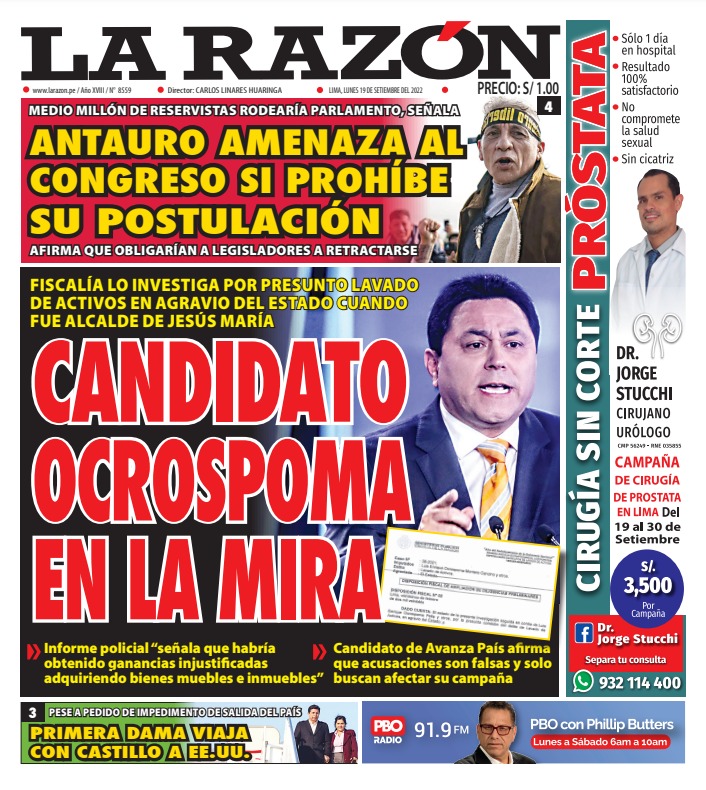 Ediciones Impresas 19/09/2022