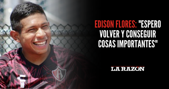 Edison Flores Espero Volver Y Conseguir Cosas Importantes