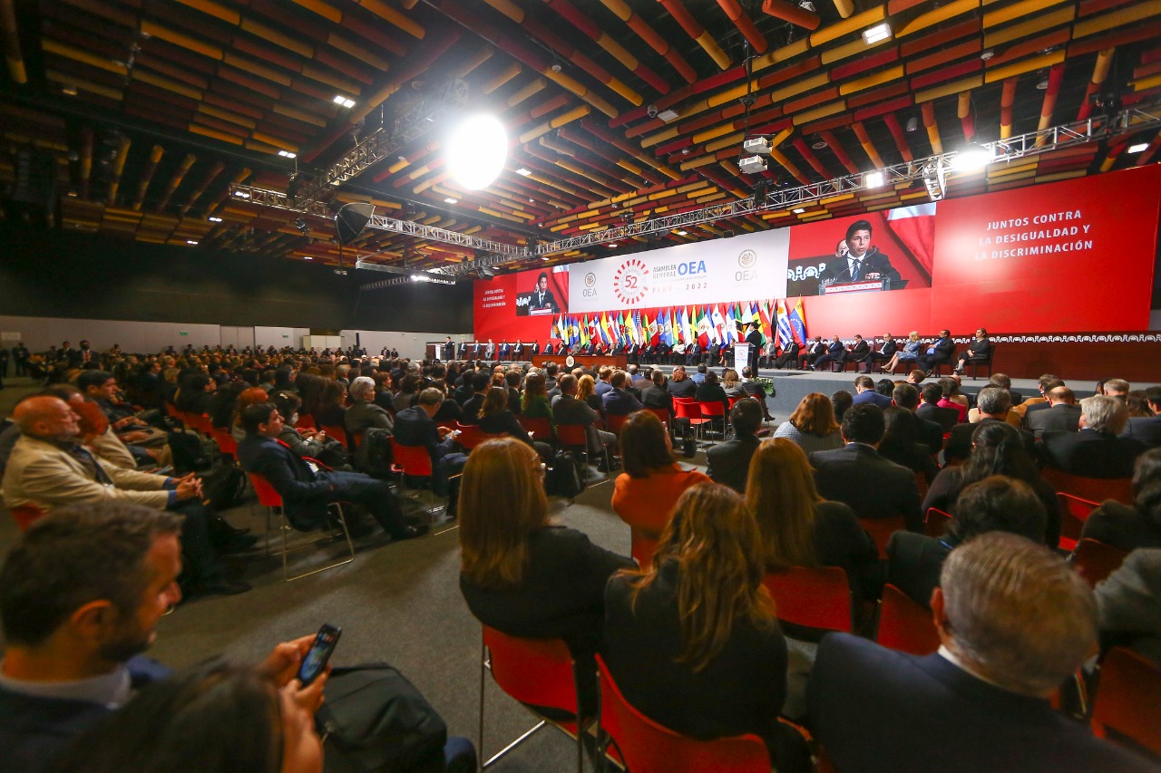 Concluye asamblea de OEA en Lima con rechazo a desigualdad y discriminación