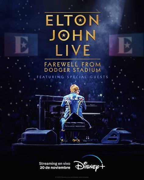 Elton John se presentará por última vez en un concierto transmitido en vivo por Disney+