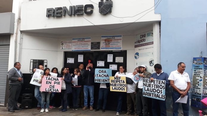 Trabajadores del Reniec anuncian  huelga indefinida desde el jueves