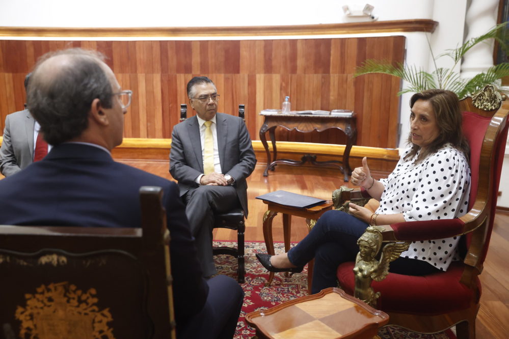 SNI se reunió con la presidenta Boluarte
