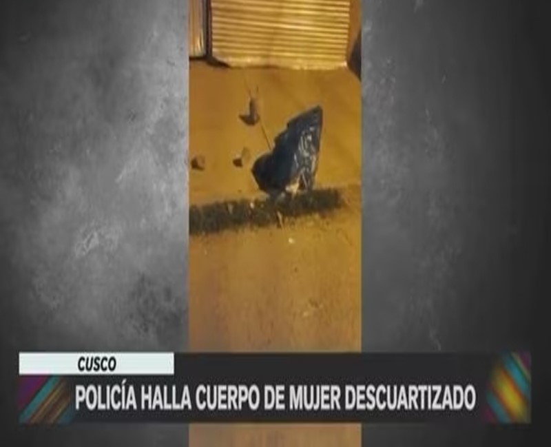 Mujer descuartizada hallada en Cusco