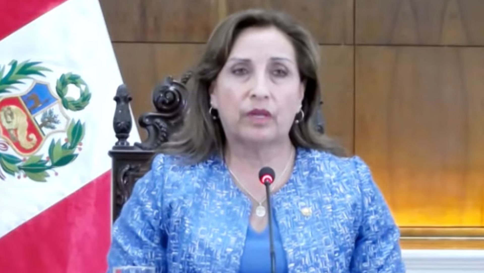 Presidenta Boluarte llama a la paz y al diálogo