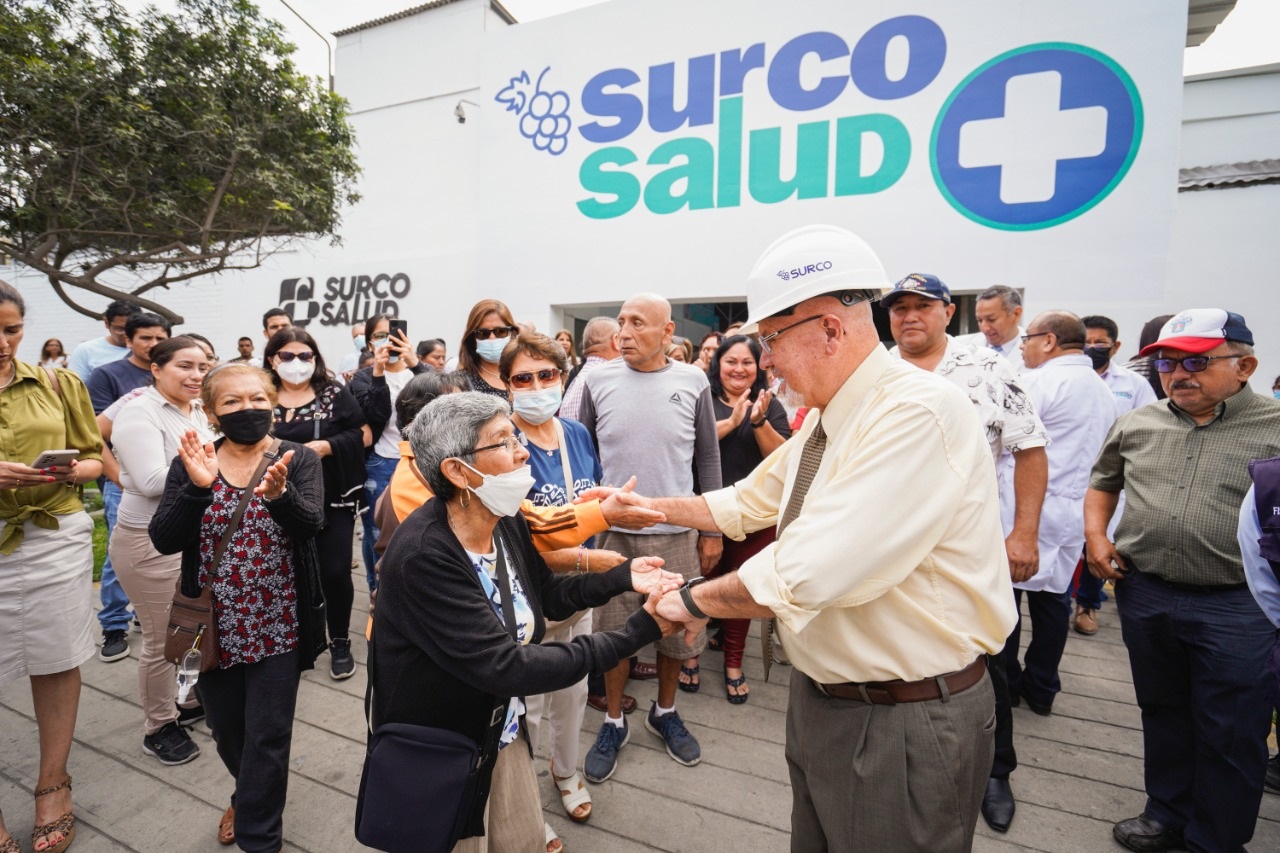 Alcalde Carlos Bruce lanza “Surco salud”