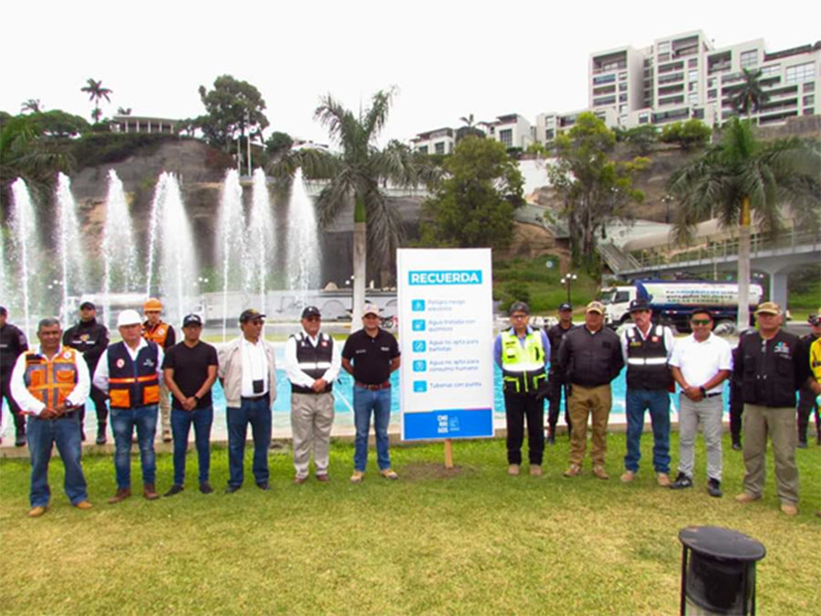 Chorrillos: pileta de Agua Dulce lució llena de agua pero hacen advertencia