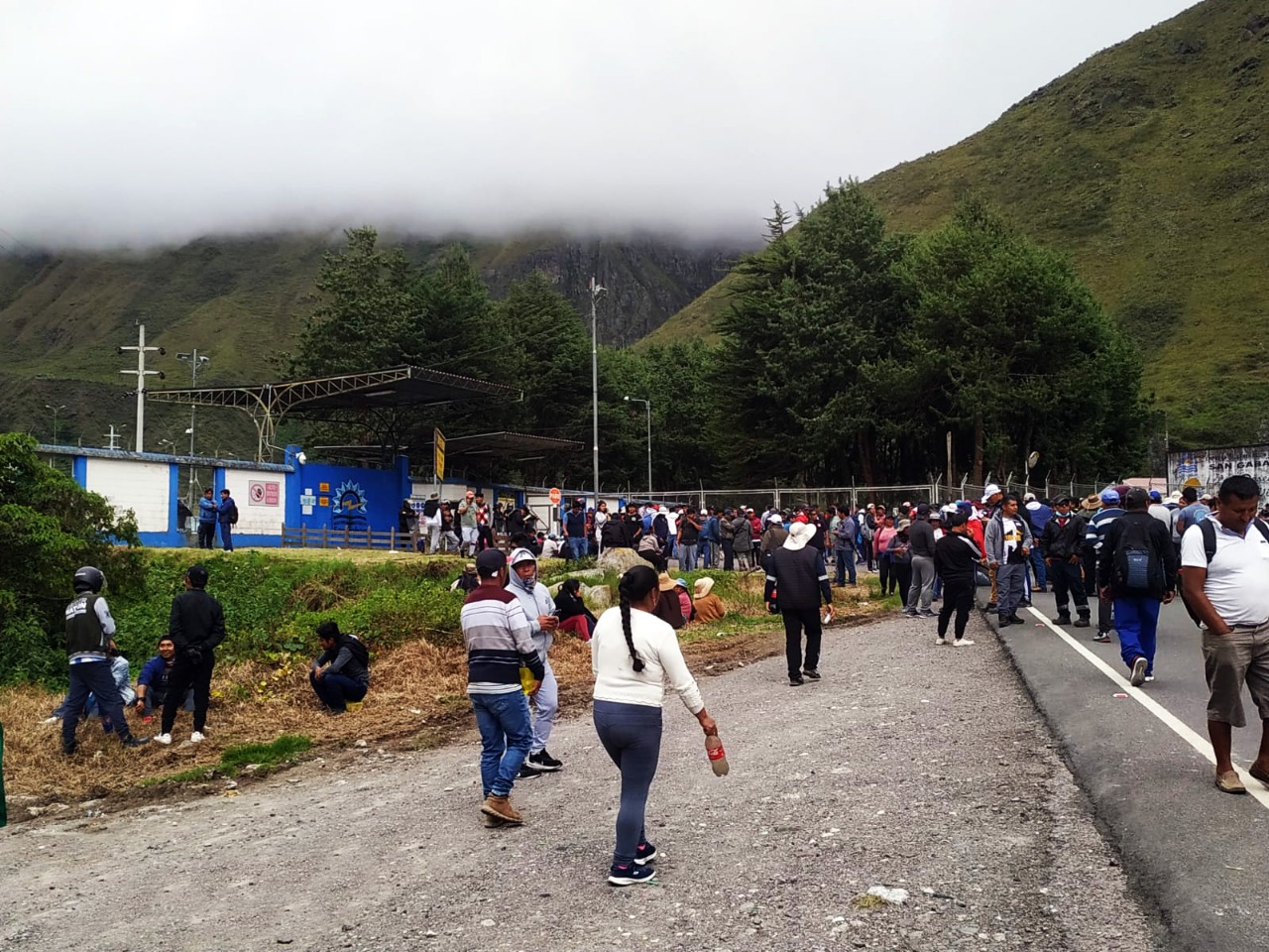 Ataque de manifestantes paralizó central  hidroeléctrica de San Gabán, en Puno