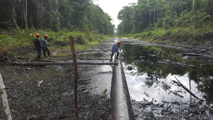 Atentados contra Oleoducto causaron  derrame de 3,600 barriles de petróleo
