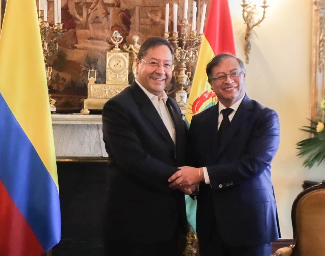 embajadores de bolivia y colombia