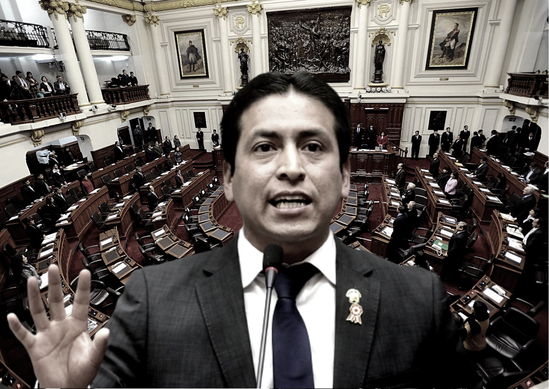 Congreso verá hoy reconsideración para inhabilitar a Freddy Díaz, acusado de violación