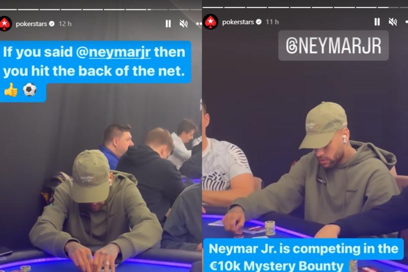 Neymar es captado jugando poker después de perder contra el Bayern