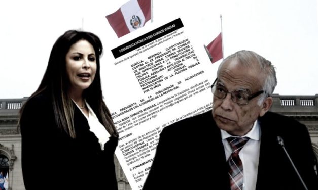 Patricia Chirinos presenta demanda constitucional contra Aníbal Torres.