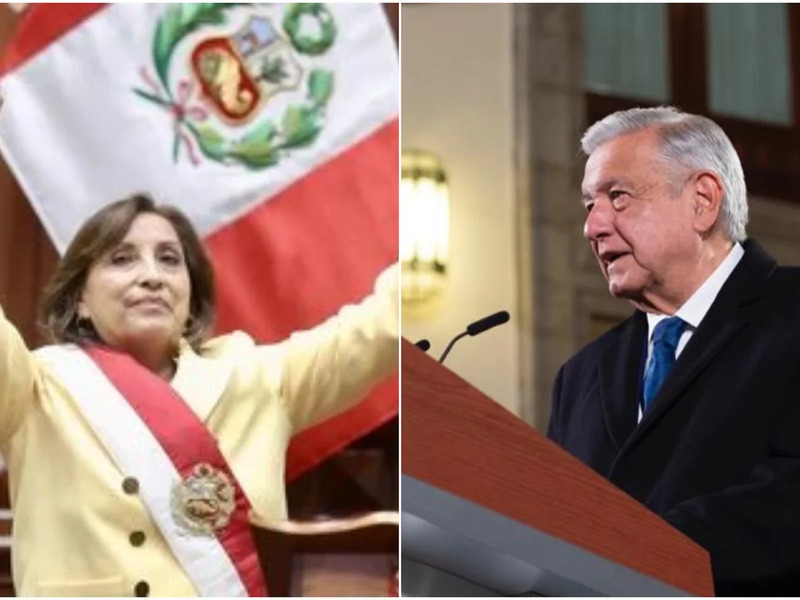 Presidente de México, AMLO, insulta a Dina Boluarte