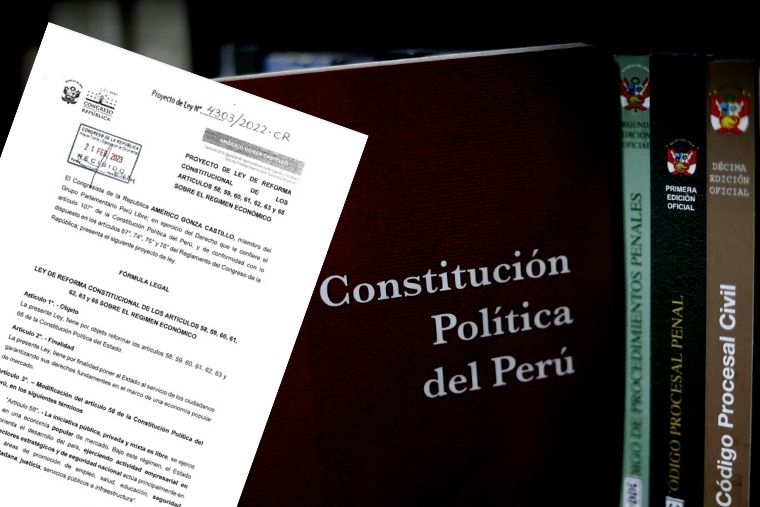 Perú Libre presenta proyecto de Ley para cambiar el capítulo económico de la Constitución