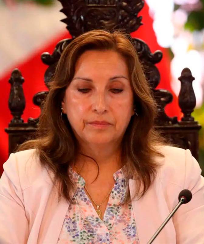 Dina Boluarte: Congreso debatirá moción de vacancia el jueves