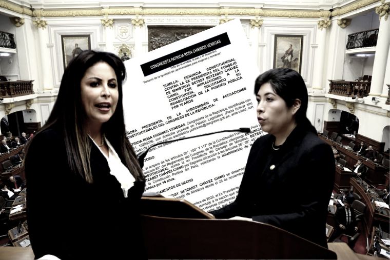 Patricia Chirinos denuncia constitucionalmente a Betssy Chávez