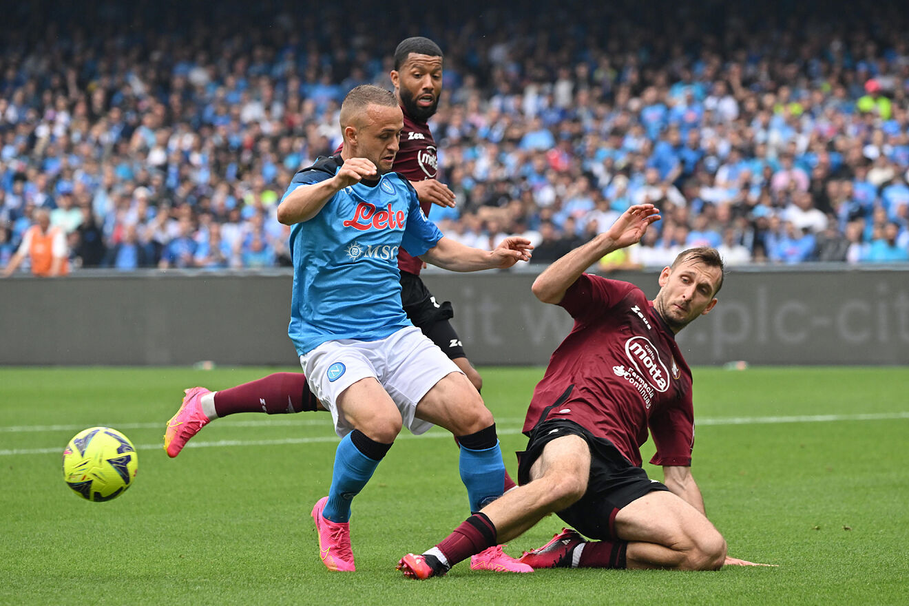 Serie A: Napoli empató con la Salernitana y aún no es campeón