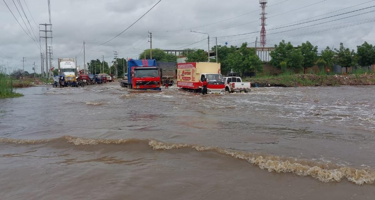 Inundación de carretera