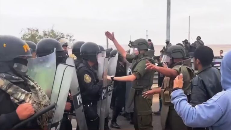 Policías de Perú y Chile