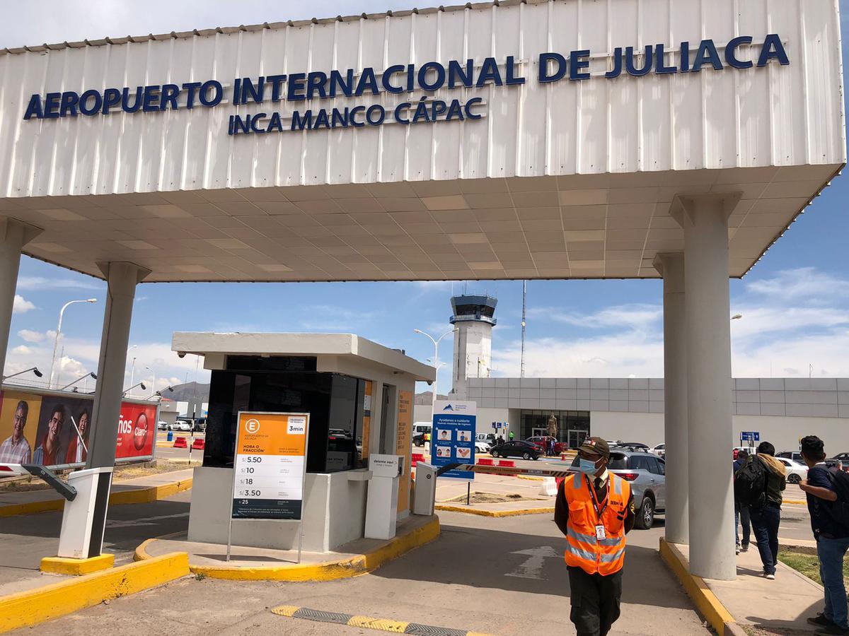Puno: aeropuerto de Juliaca reanuda operaciones
