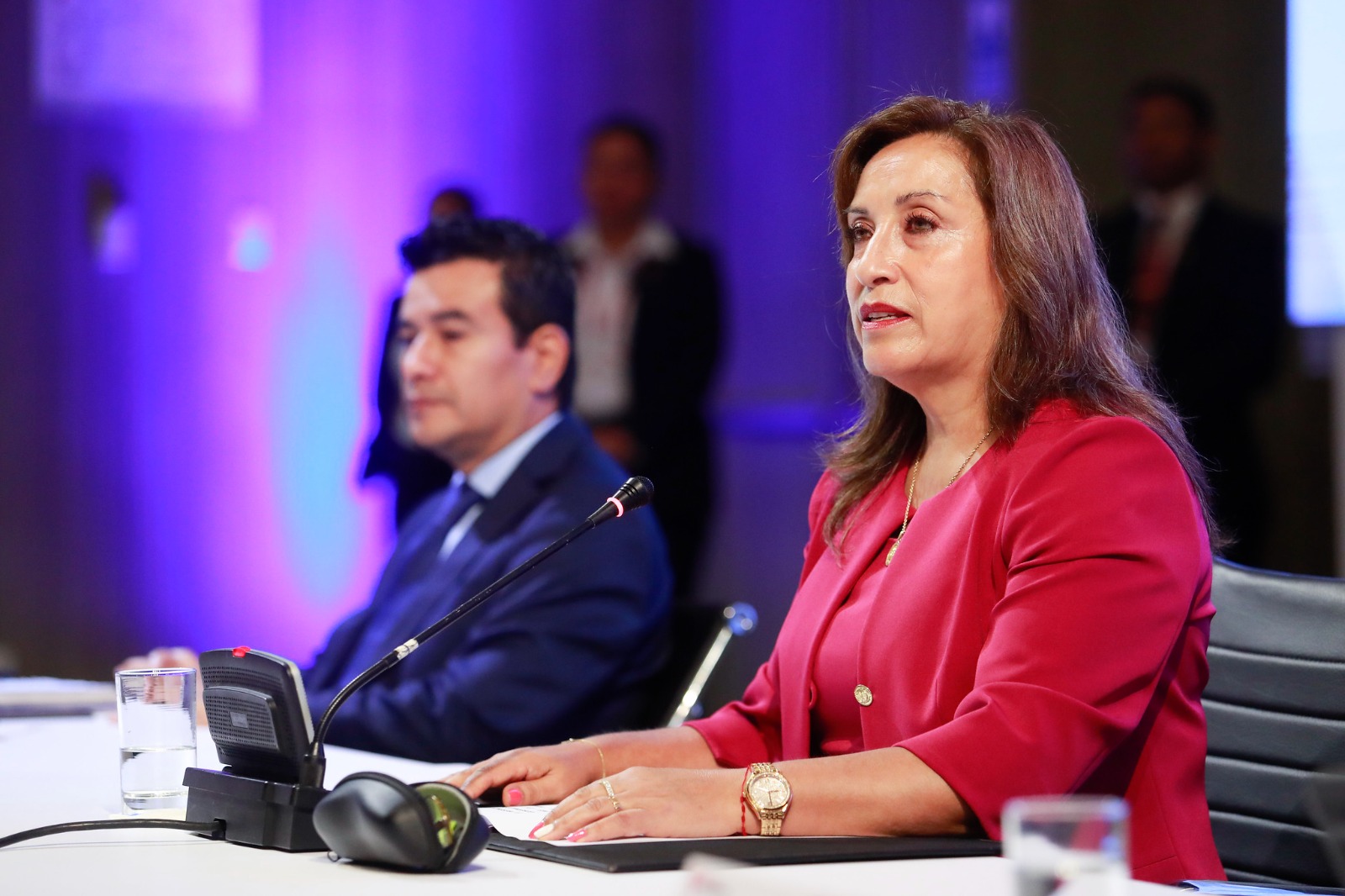 Dina Boluarte declaró ante el Ministerio Público