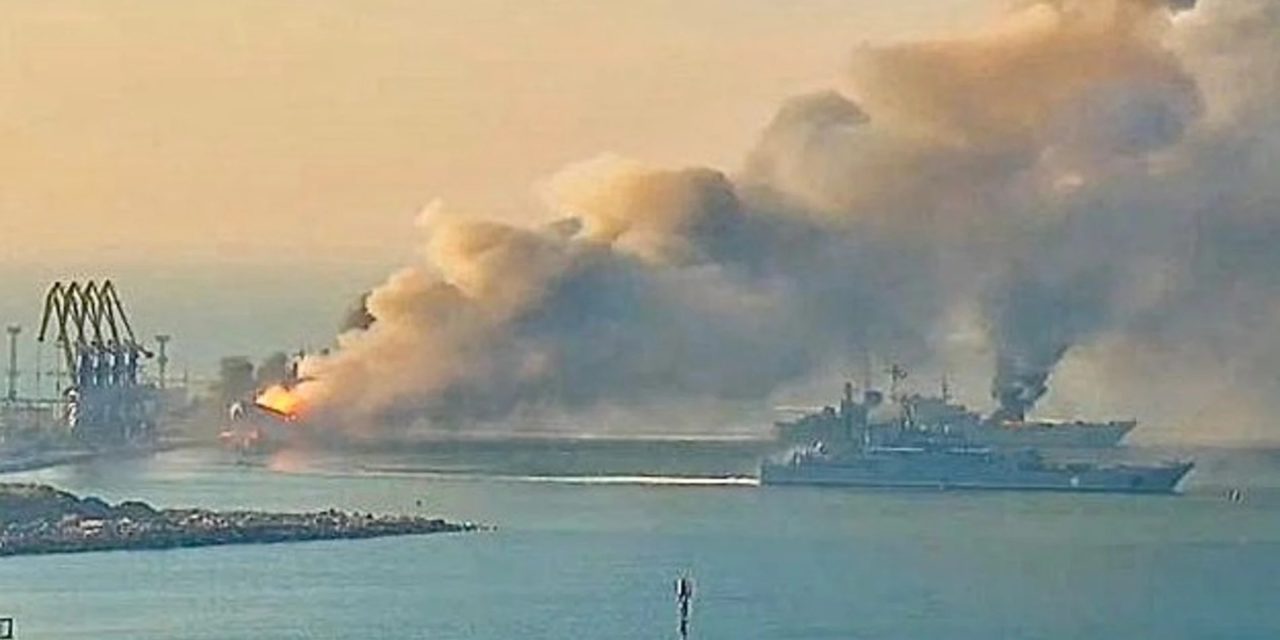 Aviación rusa destruye buque de la Armada de Ucrania