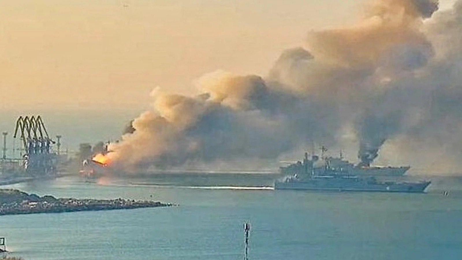 Aviación rusa destruye buque de la Armada de Ucrania