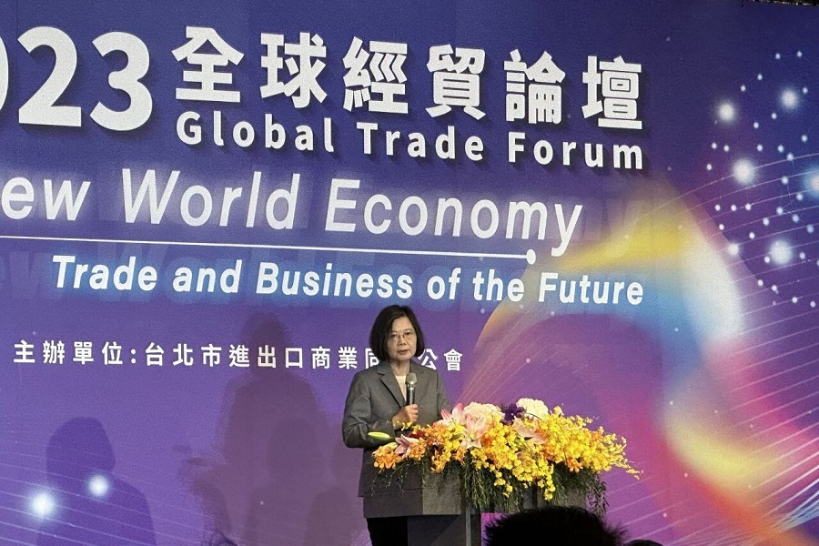 Tsai Ing-wen garantiza que Taiwán está preparado para la desaceleración económica mundial
