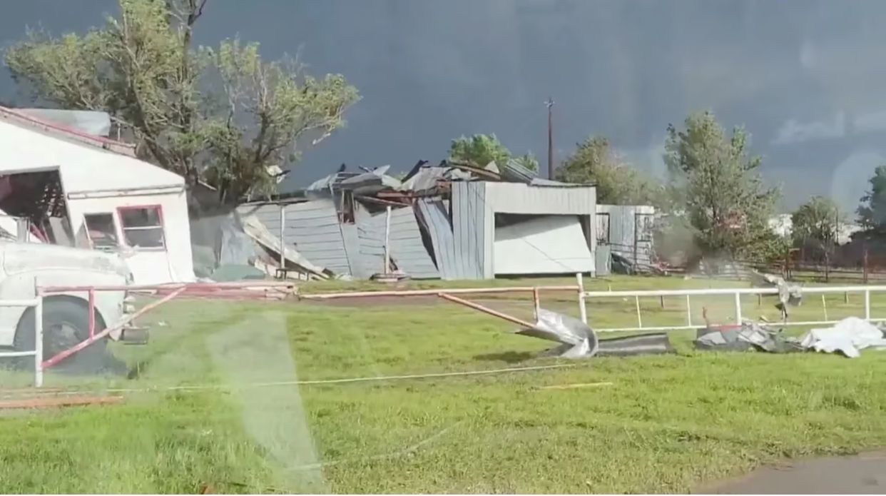 Tornado en Texas causo una destrucción generalizada