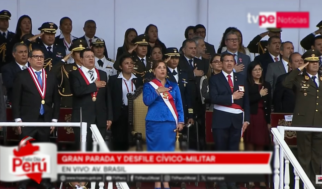 Fiestas Patrias 2023: Presidenta Dina Boluarte inaugura la Gran Parada y Desfile Cívico Militar 2023 en la Av. Brasil