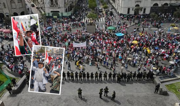 Tercera Toma de Lima: rutas y puntos de concentración que los manifestantes tendrán durante las protestas. (Composición La Razón)