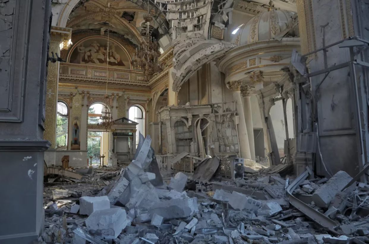 Rusia destruyó catedral Ucraniana