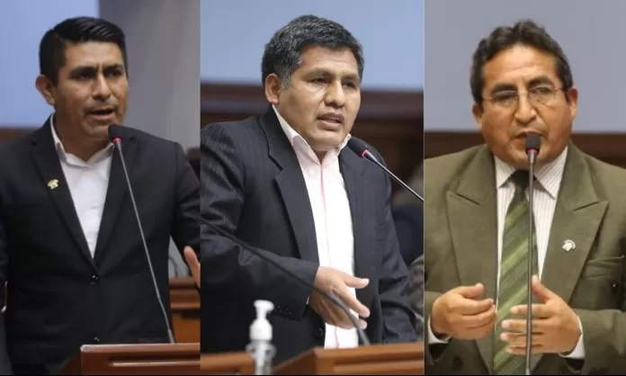 Jaime Quito, Alex Flores y Alfredo Pariona renuncian a Perú Libre