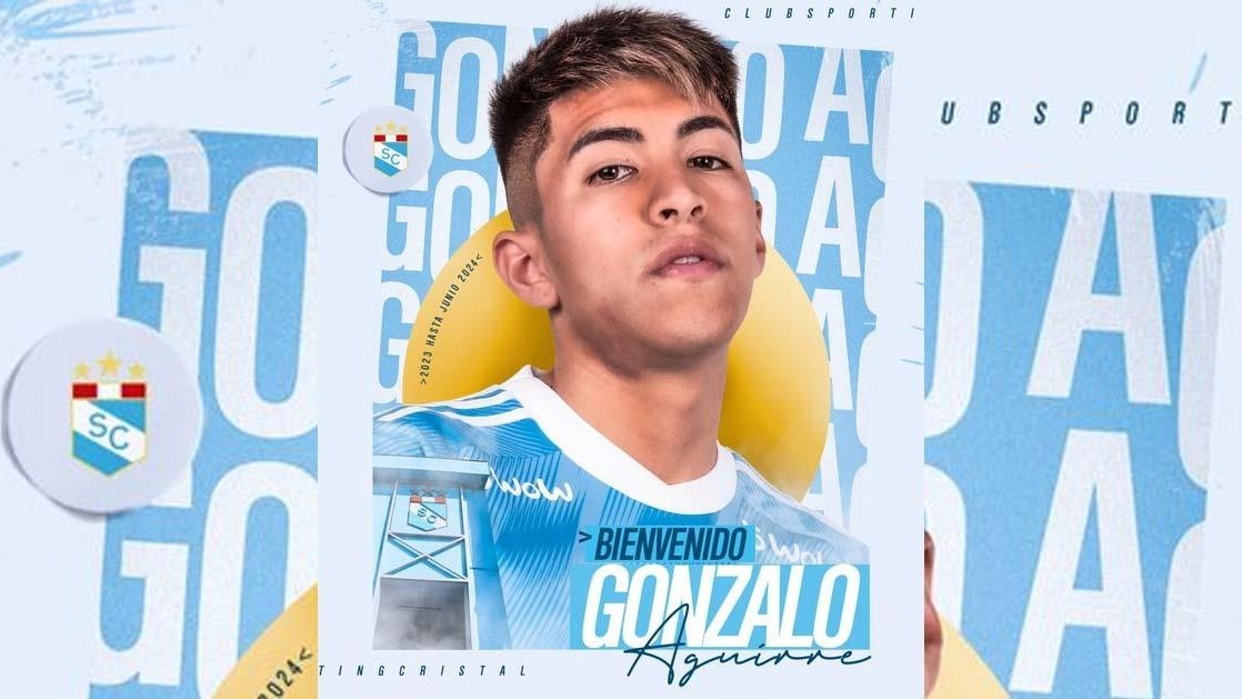 Sporting Cristal ficha al jugador peruano-argentino Gonzalo Aguirre