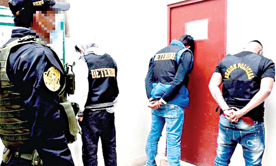 Caen 5 policías que recibían coimas de traficantes de drogas en Trujillo