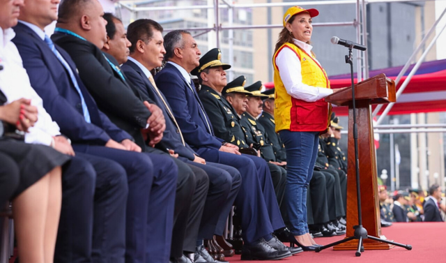 Presidenta Dina Boluarte hace un llamado al Congreso para dar prioridad al proyecto de delegación de facultades. (Foto: Presidencia del Perú).