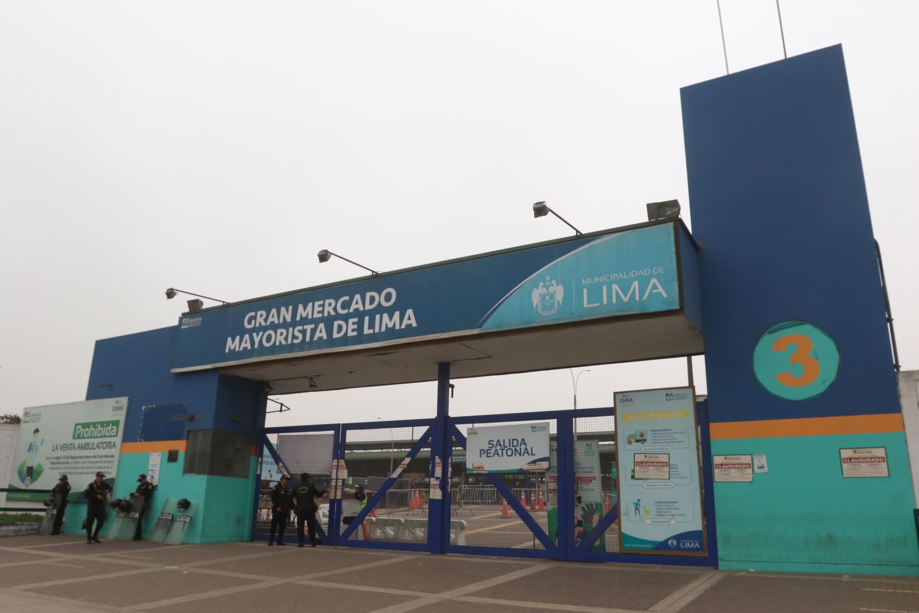 EMMSA mantendrá el cobro por el ingreso y salida de vehículos de carga en el Mercado Mayorista de Lima