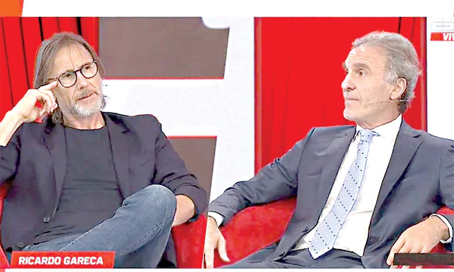 Ricardo Ga­reca y Óscar Ruggeri