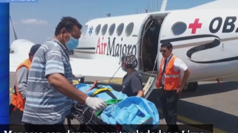 Tumbes: Menores fueron trasladados de emergencia a hospitales de Lima . (Foto: TVPerú Noticias).
