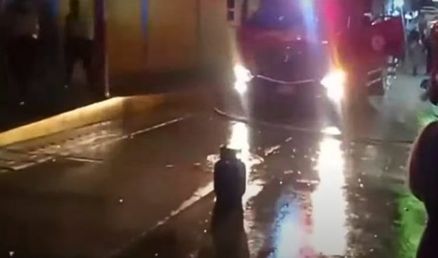 Apurímac: Explosión de balón de gas en pollería deja dos heridos. (Foto: TVPerú Noticias).