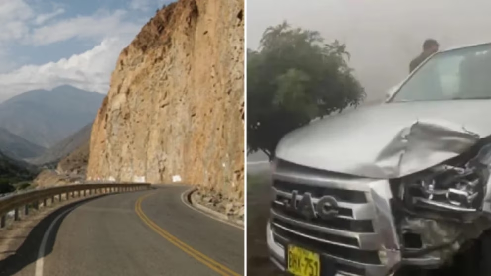 Intensa neblina causa choque de 15 autos en Pasamayo, Huaral