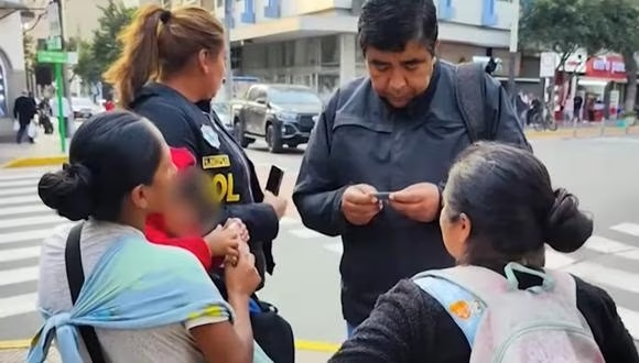 Ocho mujeres arrestadas por involucrar a sus hijos en actividades de mendicidad en Miraflores