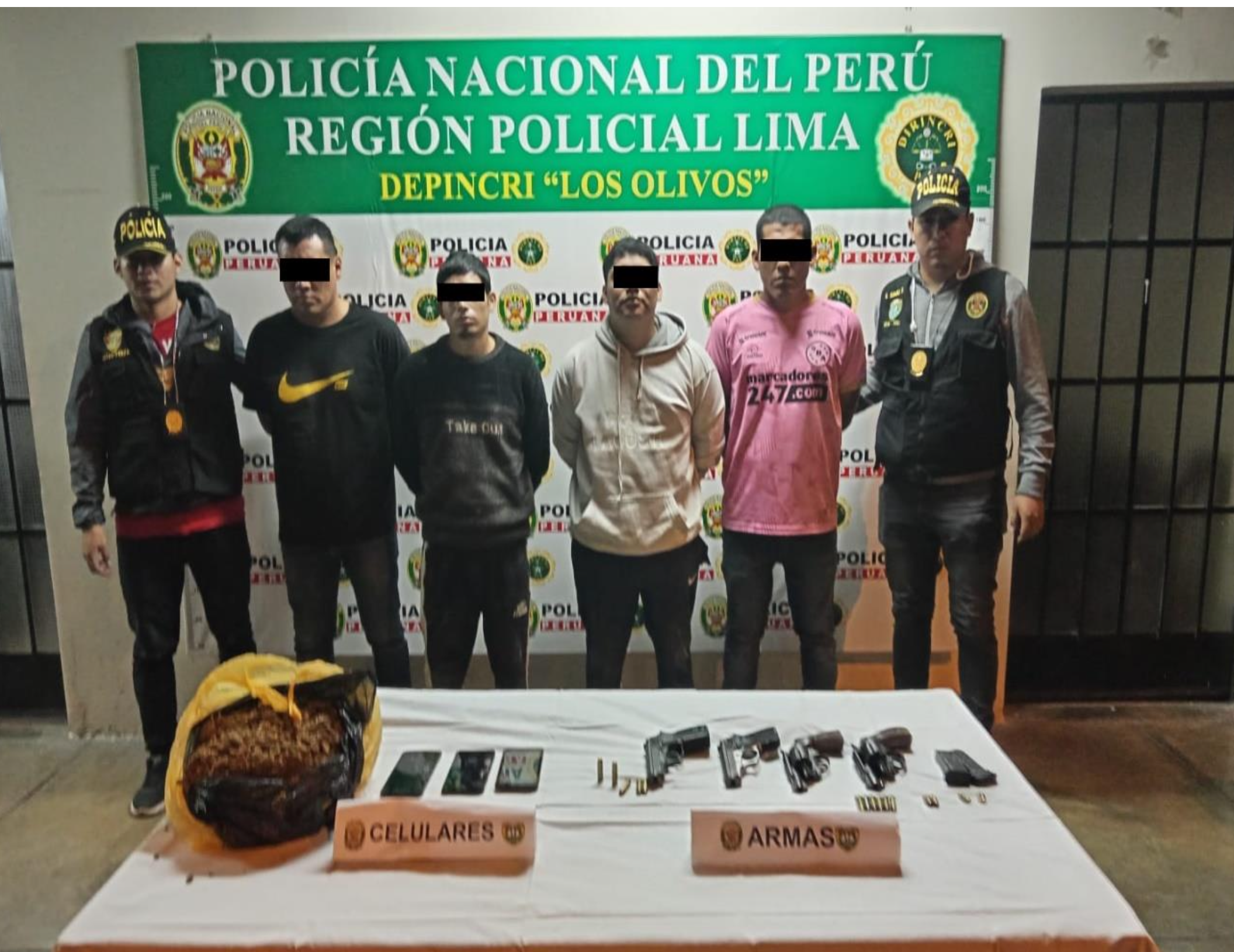 Los Olivos: Desarticulación de banda criminal dedicada presuntamente al sicariato